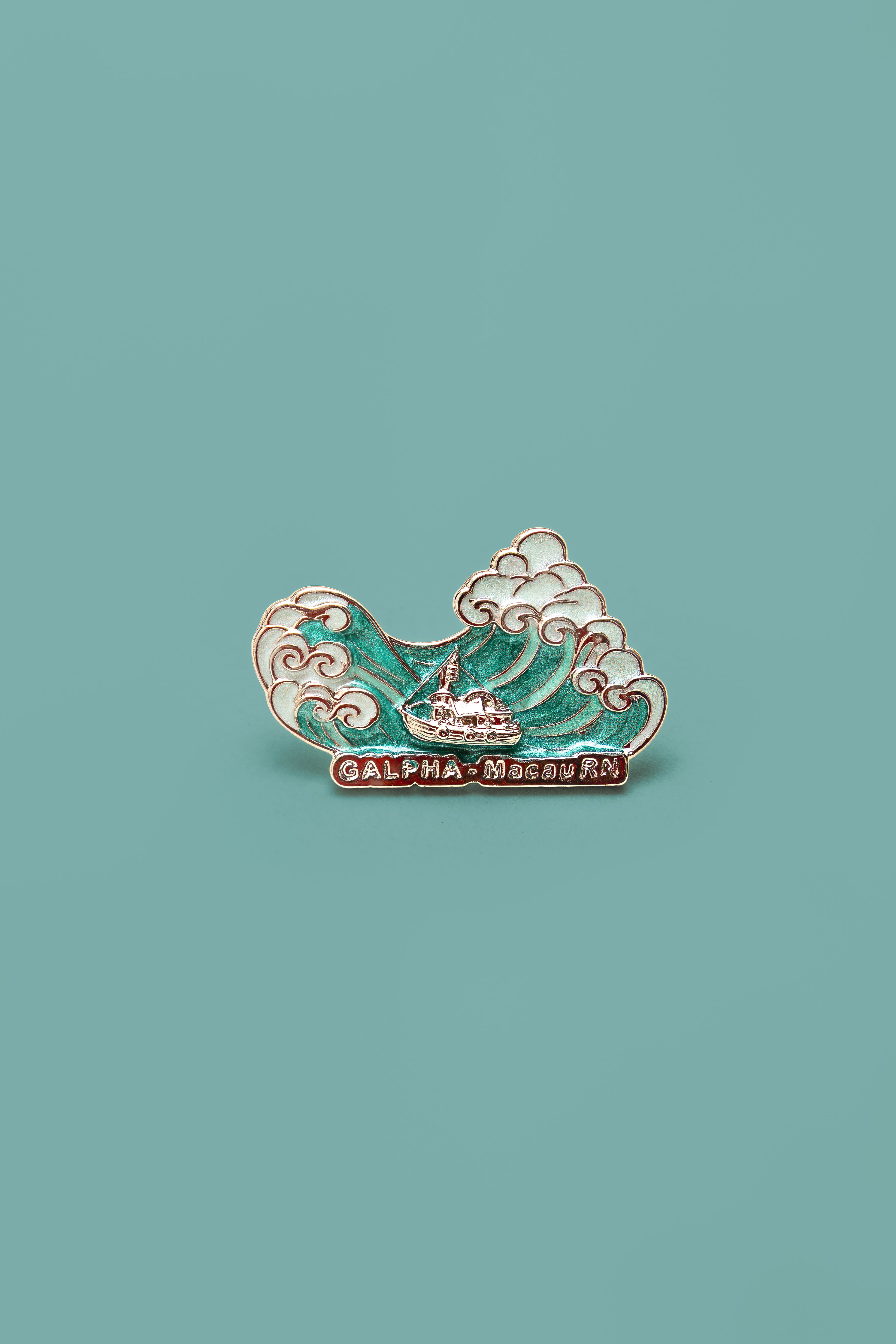 Pin - Barco Com Ondas