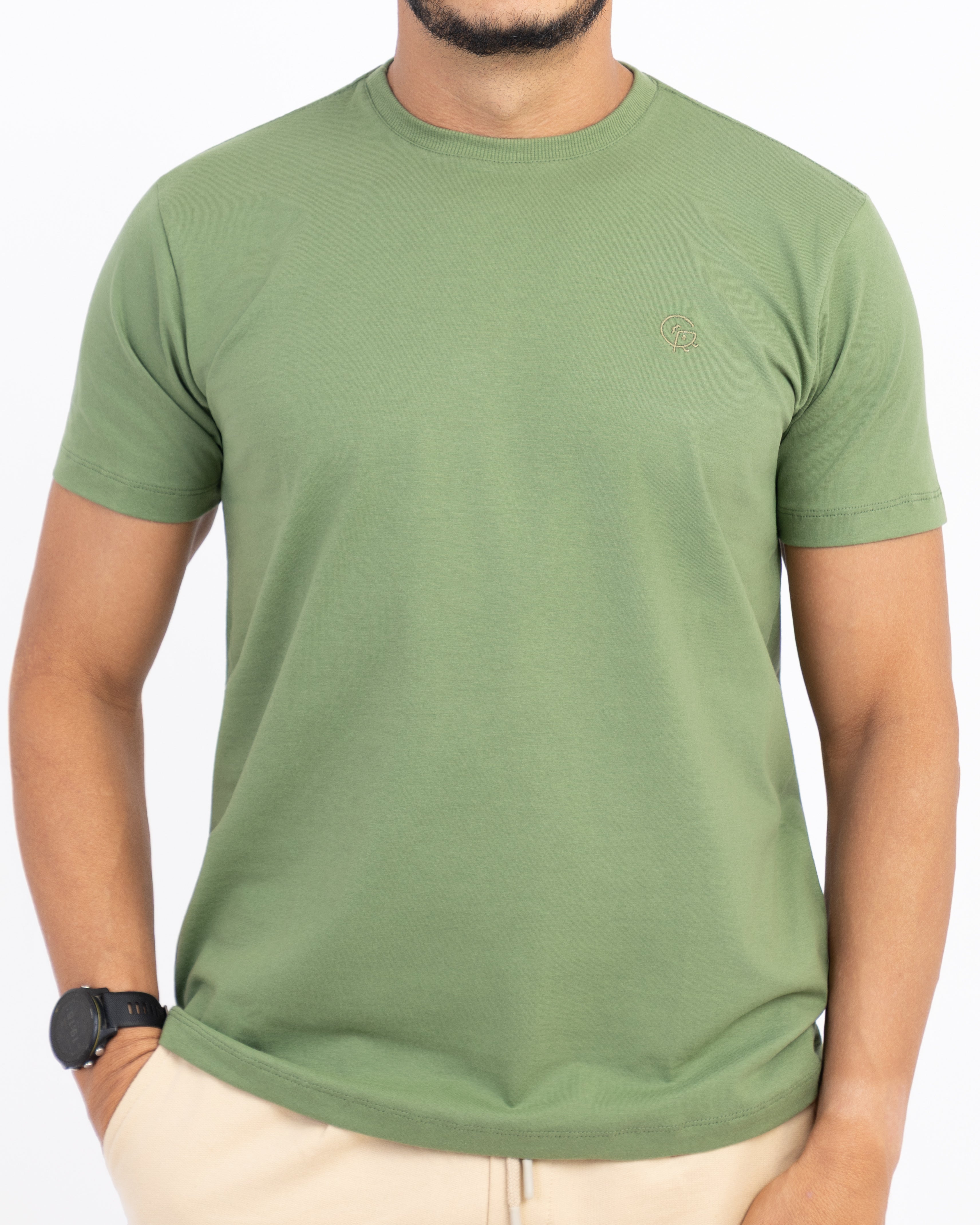 Camiseta Básica - Verdes