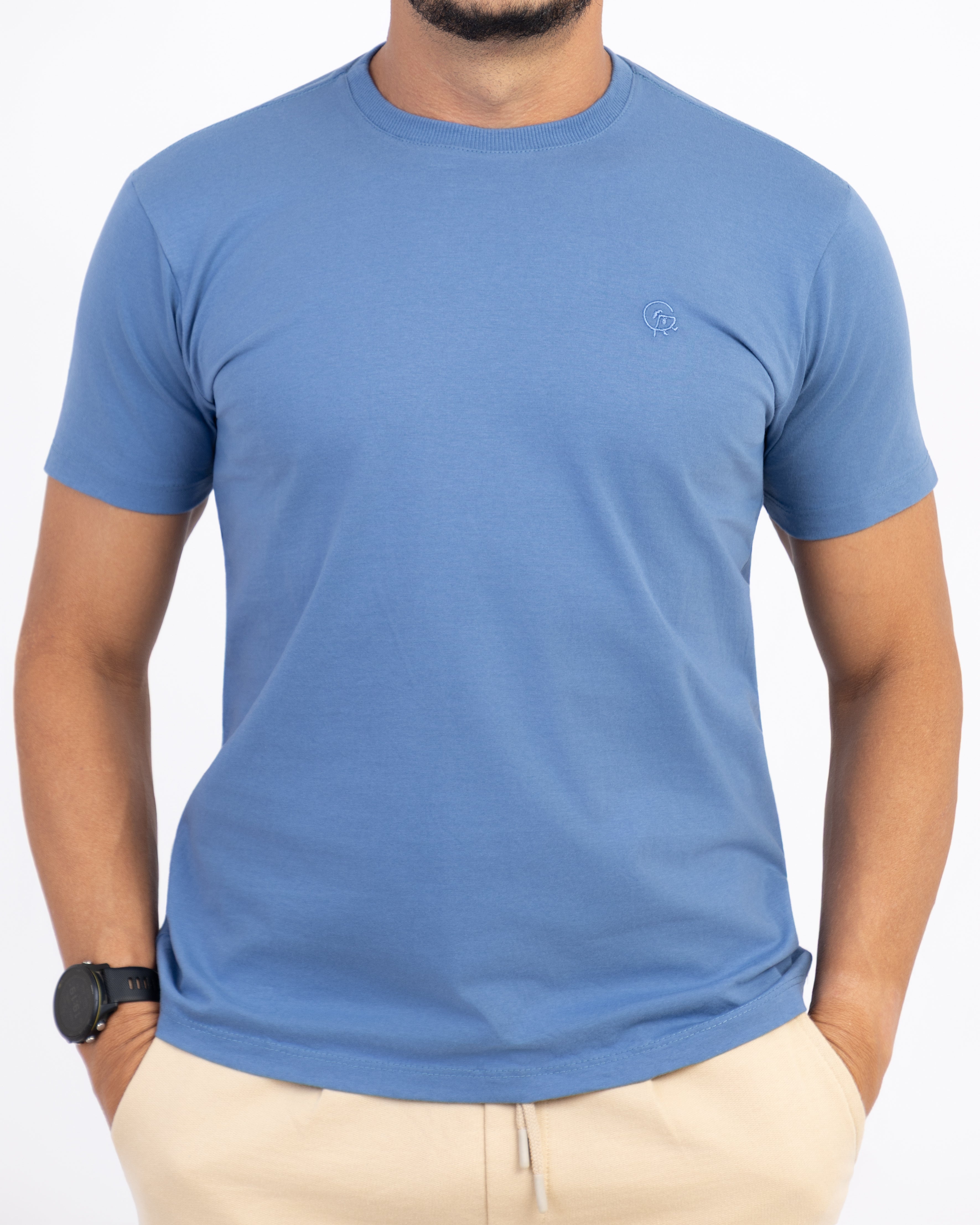 Camiseta Básica - Azuis