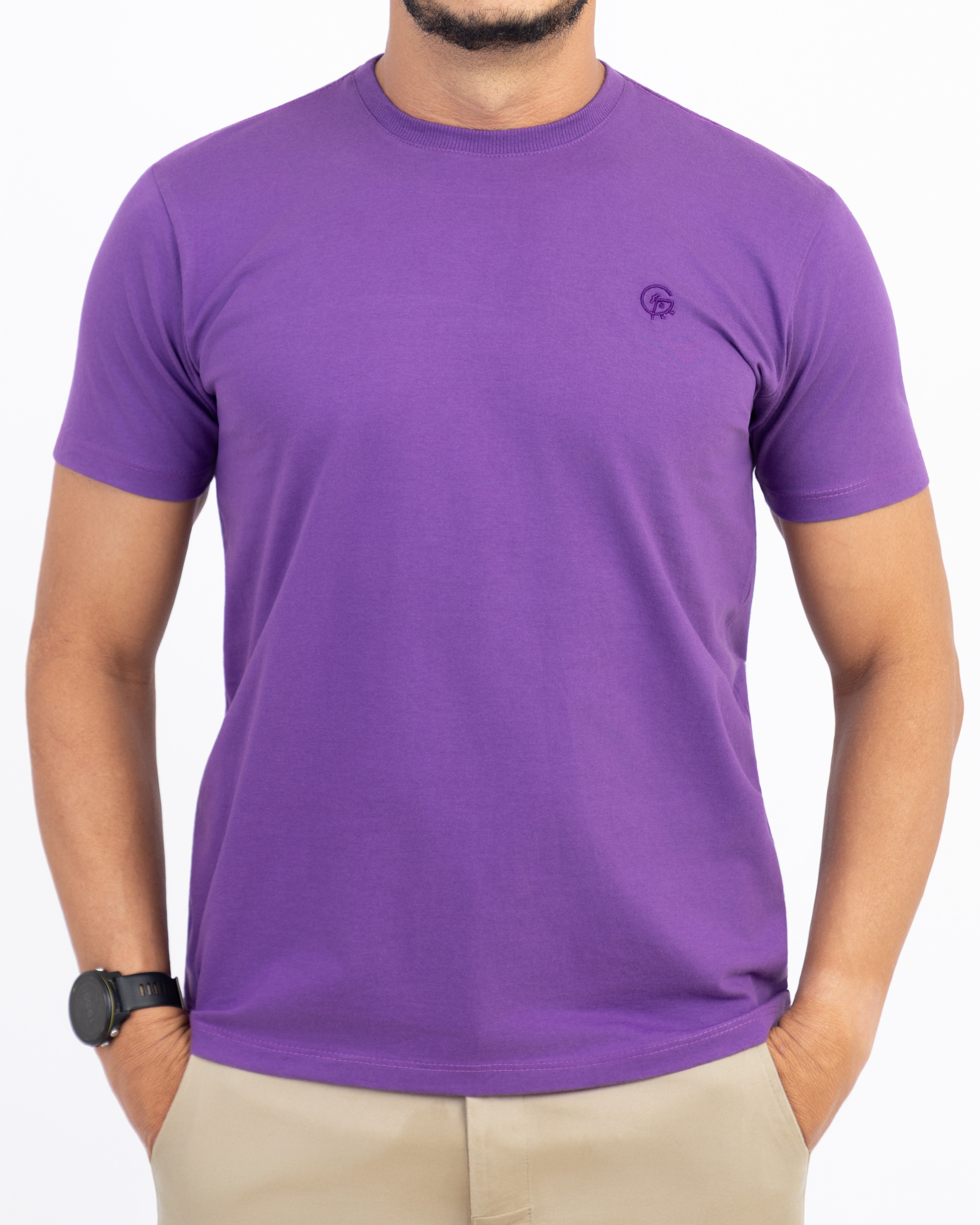 Camiseta Básica - Violetas & Rosas